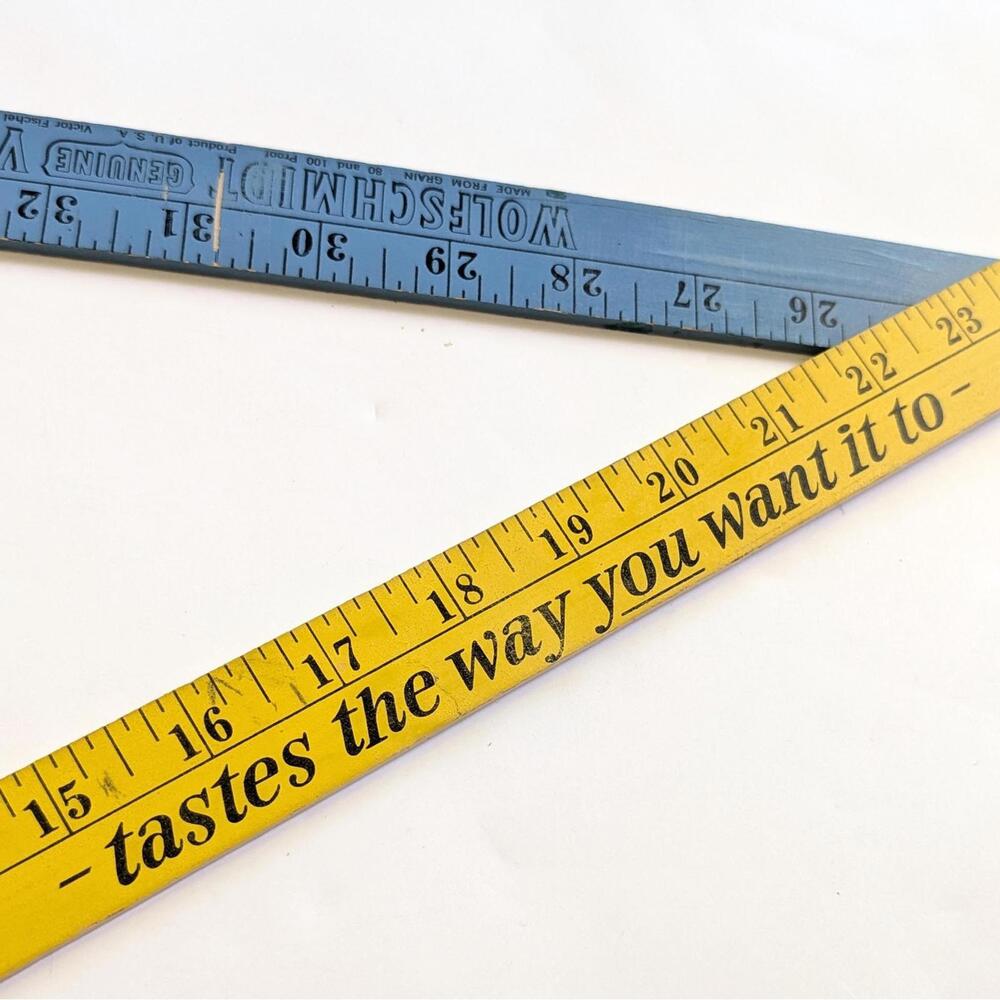 Colorful Vintage Folding Ruler Yardstick - Wolfschmidt Vodka Advertising - Picture 4 of 9